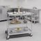Amgood Utility Cart, Stainless Steel, 3 Shelves Shelves, 33" L, 21" W CART-TUC-2133-Z - alternate 3